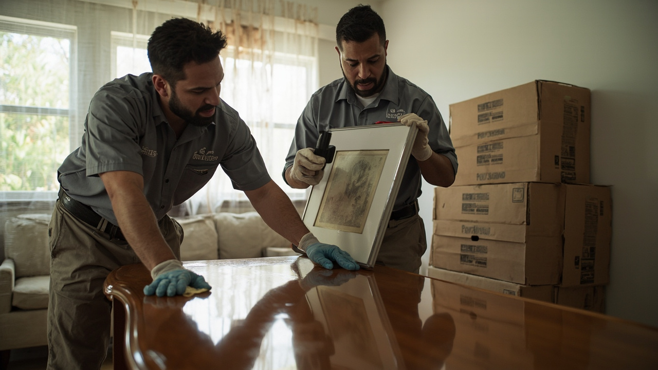 Our Contents Restoration Process Stops Damage Progression