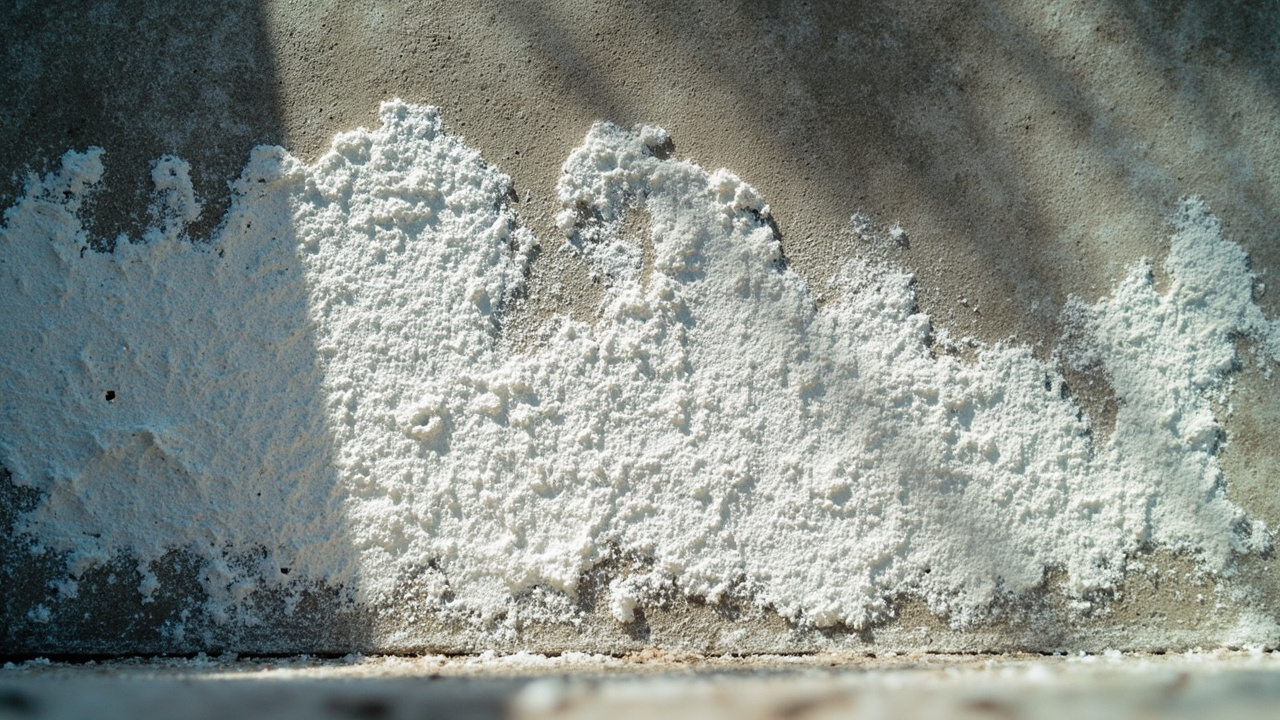 Efflorescence on Concrete in Miami – Expert Diagnosis and Permanent Moisture Solutions