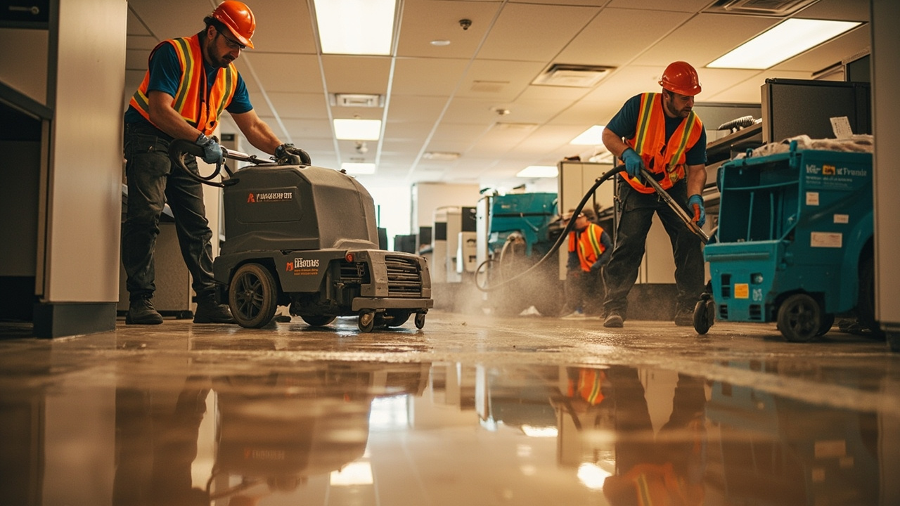 How Professional Fire Suppression System Water Extraction Works