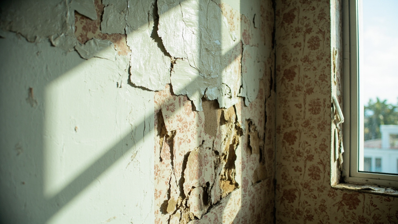 Peeling Paint & Wallpaper in Miami – Expert Diagnosis and Permanent Water Damage Solutions