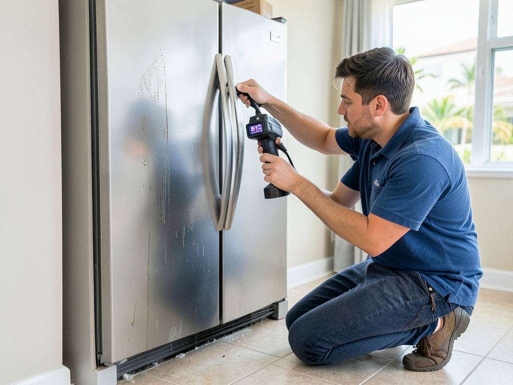 Finding the source of the mysterious puddle behind your refrigerator in your Midtown apartment
