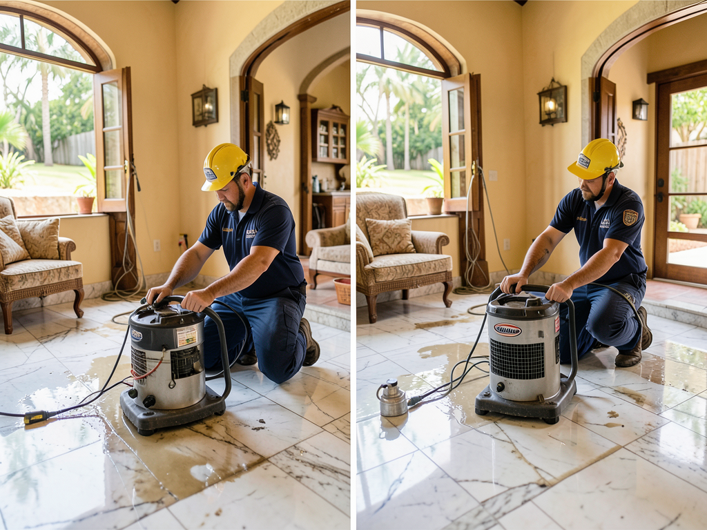 Preventing permanent stains on marble and traverti